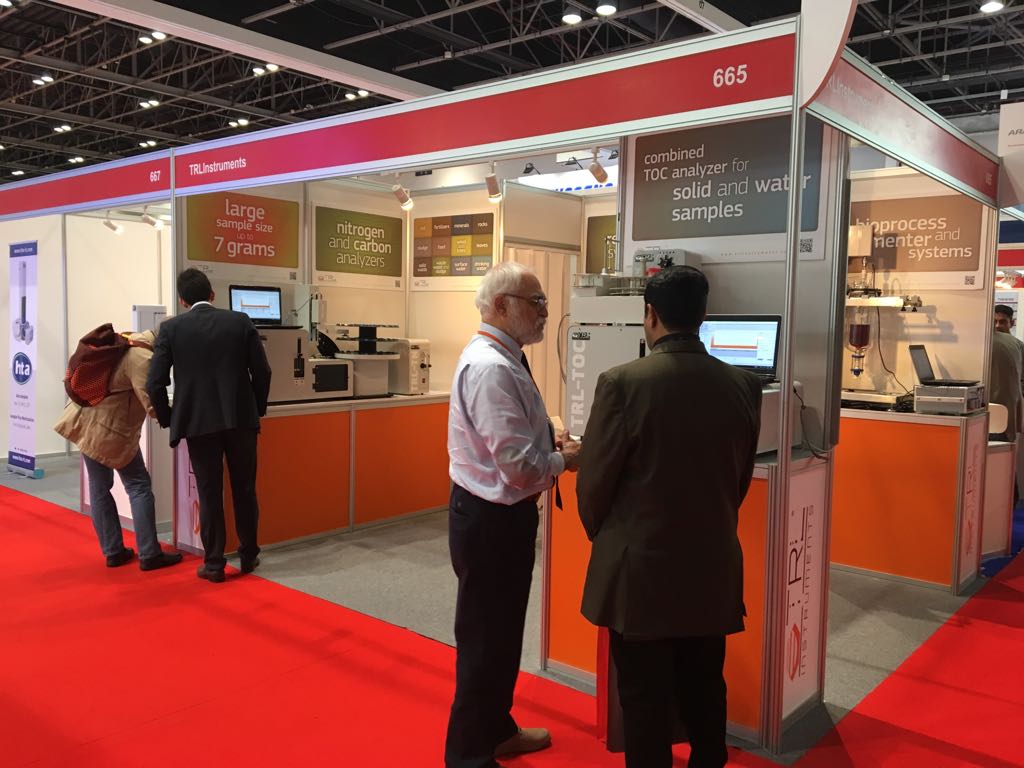 We received significant interest from the visitors at #ARABLAB2017 in #dubai