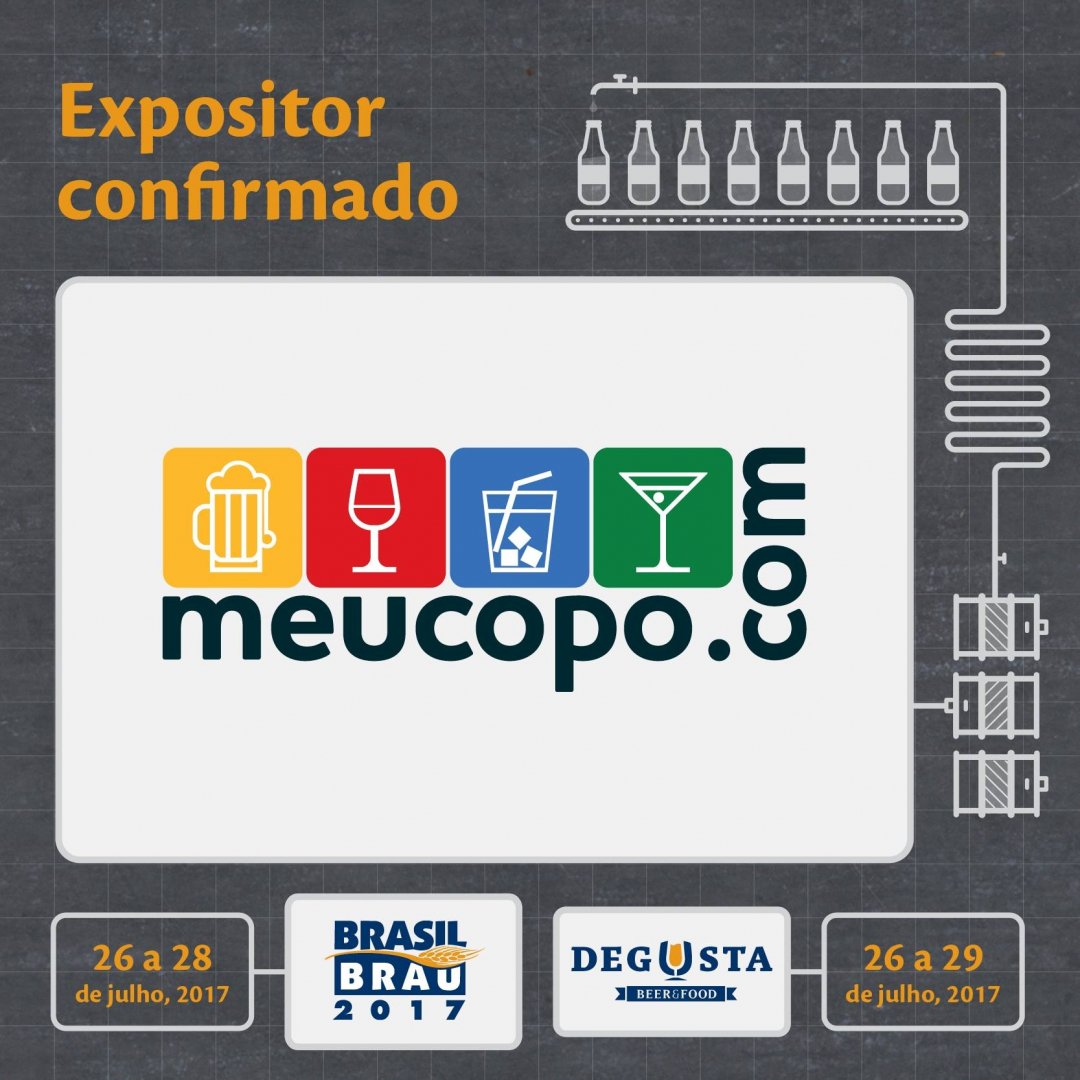 A loja especializada em copos, taças e canecas está confirmada na Brasil Brau! <3
