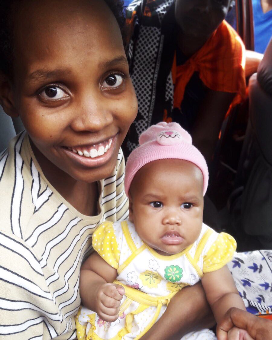 Cycle_Kili's tweet photo. This little #baby is named HAPPINESS. #TreasuresofAfrica has taken Happiness in to raise her and provide her with an education. #CycleKili https://t.co/YovYFIQwqR