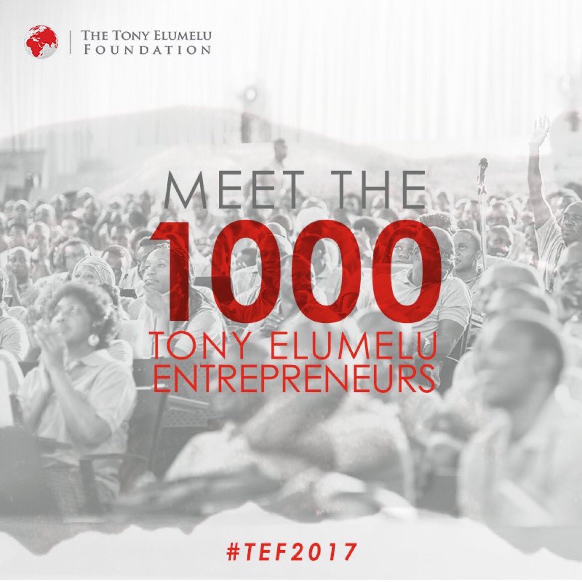 TonyElumeluFDN's tweet photo. 93,000 applications. 55 African Countries. 1,000 entrepreneurs selected.

Meet the 2017 @TonyOElumelu Entrepreneurs https://t.co/UZgEUTcUSE https://t.co/ZQWyEow4AT