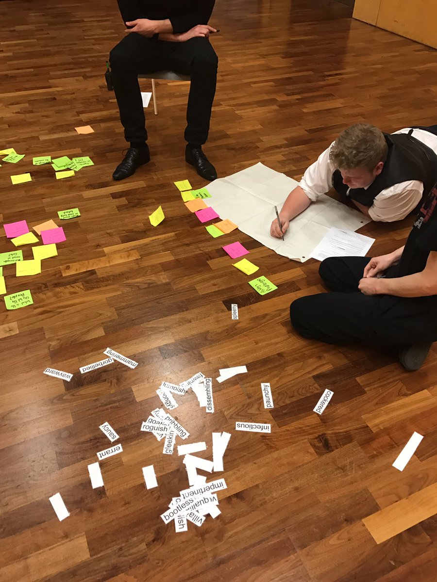 EMergeCorby's tweet image. Script working with #CoreEnsemble for #ShakespearienceCorby #EmergeFest2017