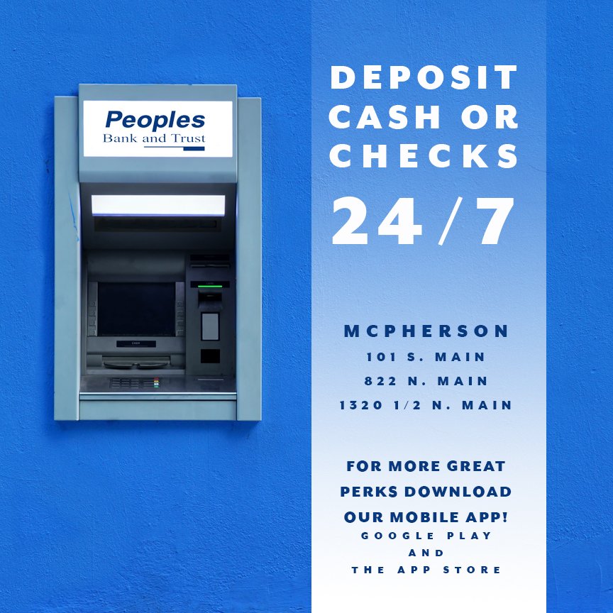 PB_TKS's tweet photo. Don't worry about #business hours with our 24/7 #ATM #deposit feature #onlinebanking #instantdeposit #onlinechecking https://t.co/rkNbHEmENP https://t.co/OP450eh9s2