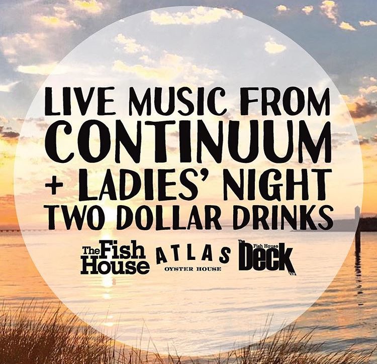<a href="/continuumsound/">continuumstudio</a> on The Deck tonight! Plus it's ladies night $2 drinks for ladies all night!