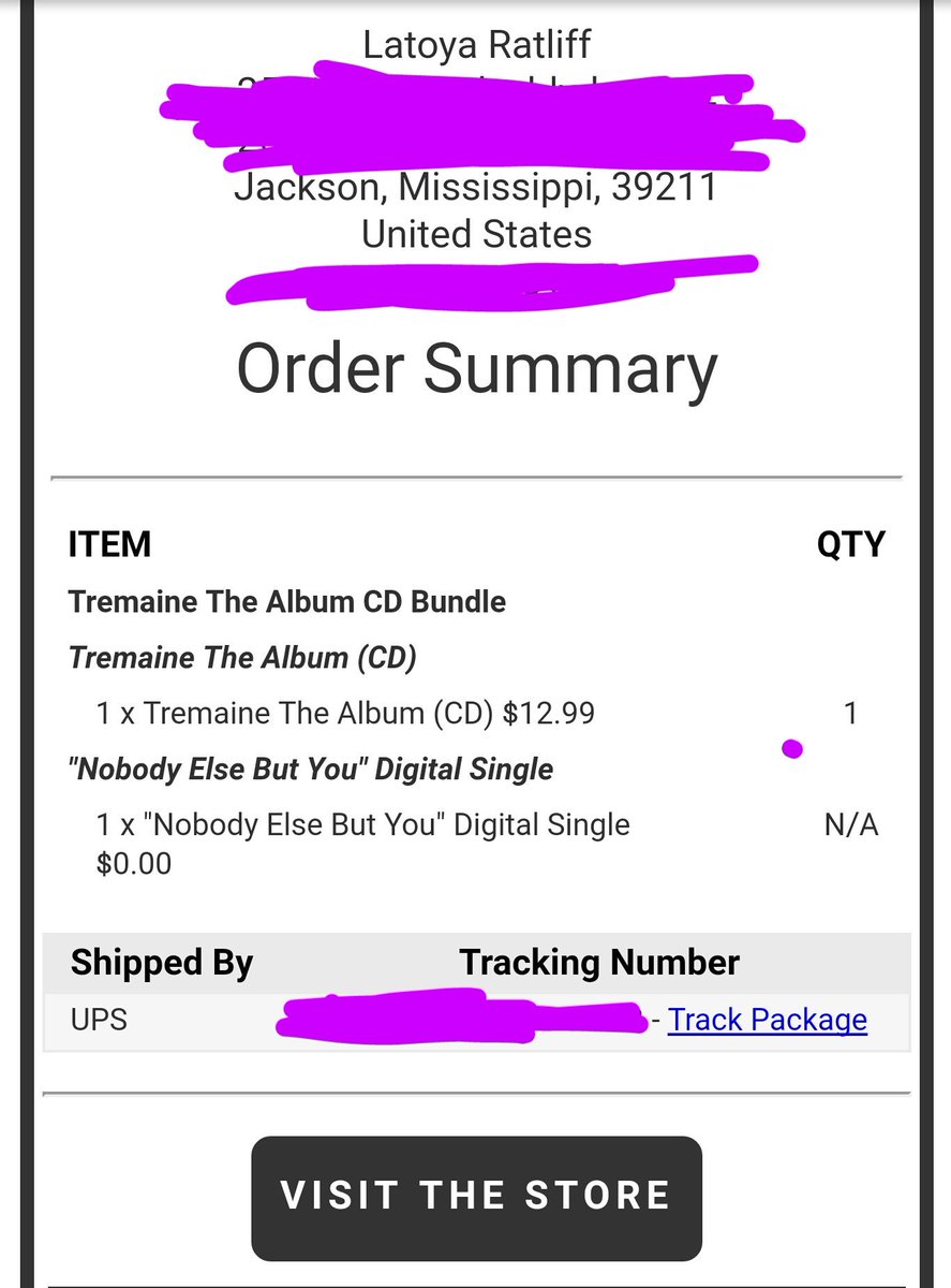 howteeseeit's tweet photo. @TreySongz When you get an email saying your order is on the way!!!! Aye #TremaineTheAlbum https://t.co/M3YgTh42eH