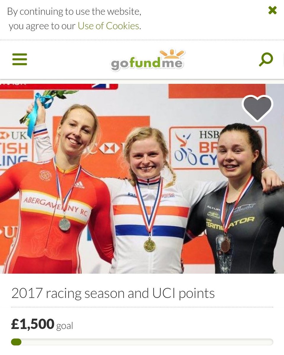 jesscrampton's tweet photo. Hi everyone looking for support for the 2017 racing season please take a look 😊
https://t.co/RLtc7QwCor
#cycling #gofundme https://t.co/hoKBUbQ27m