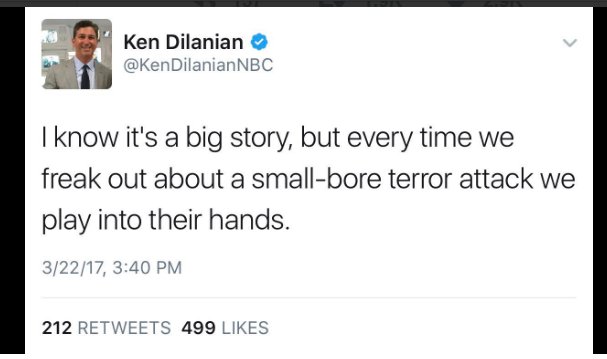 NBC Ken Dilanian calls London small-bore terror attack