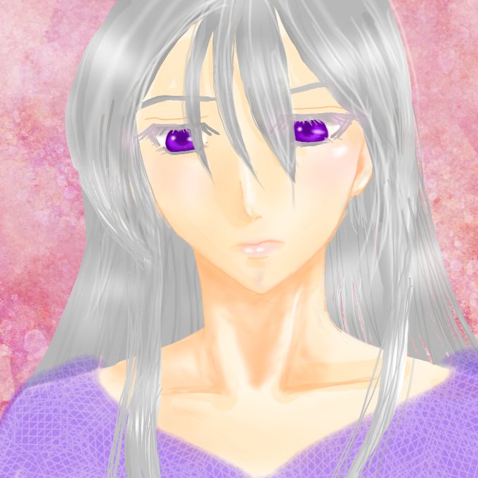 伏し目がちのtwitterイラスト検索結果