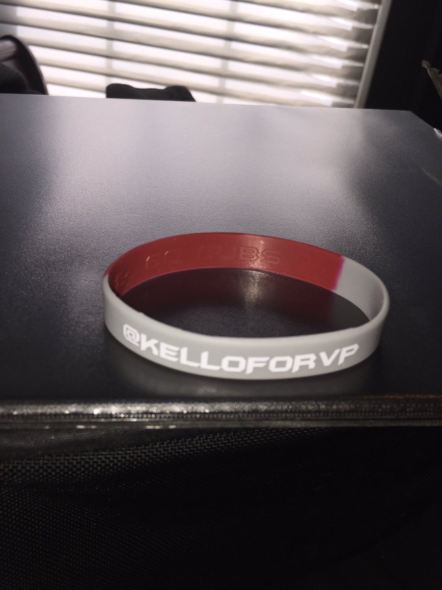 KelloForVP's tweet photo. Pins and wristbands drop May 8th🐾⛈ #KelloForVP #GodBlessGoCubs https://t.co/Sv0w54zZ4y