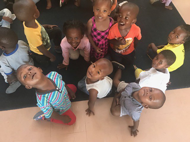 PureStorage's tweet image. Our #PureService4Good team with #team4tech were big hits with the local preschoolers in South Africa! #puregood #godogood