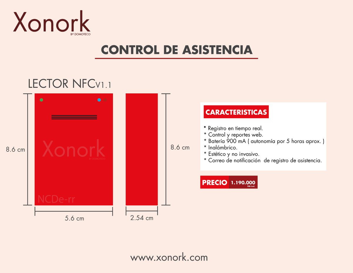 Xonork_tech's tweet photo. Control de asistencia en tiempo real #IoT #InternetDeLasCosas https://t.co/eUTgenRc7F