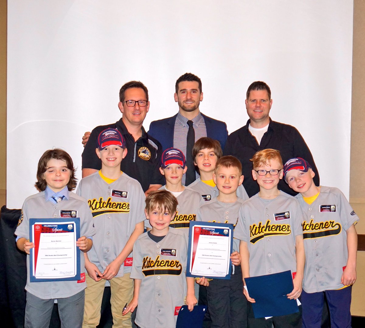 BenFanelli_'s tweet photo. Great seeing @PBACanada / Kitchener Panthers young stars last night at the Kitchener Athletic Awards! https://t.co/cRW1RIlwyw