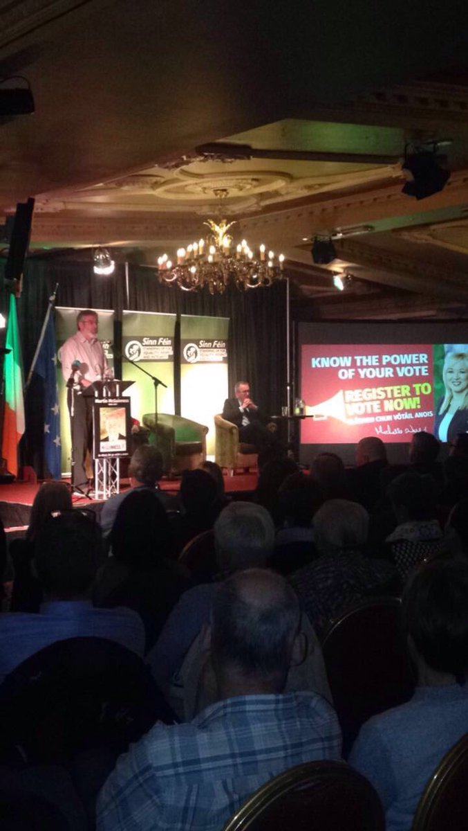 Armagh Sinn Féin (@armagh_sinnfein) on Twitter photo <a href="/GerryAdamsSF/">Gerry Adams</a> tells a packed hall SF no interest in the majority's/minority's but for equal rights for absolutely everybody on this island <a href="/GerryAdamsSF/">Gerry Adams</a> tells a packed hall SF no interest in the majority's/minority's but for equal rights for absolutely everybody on this island