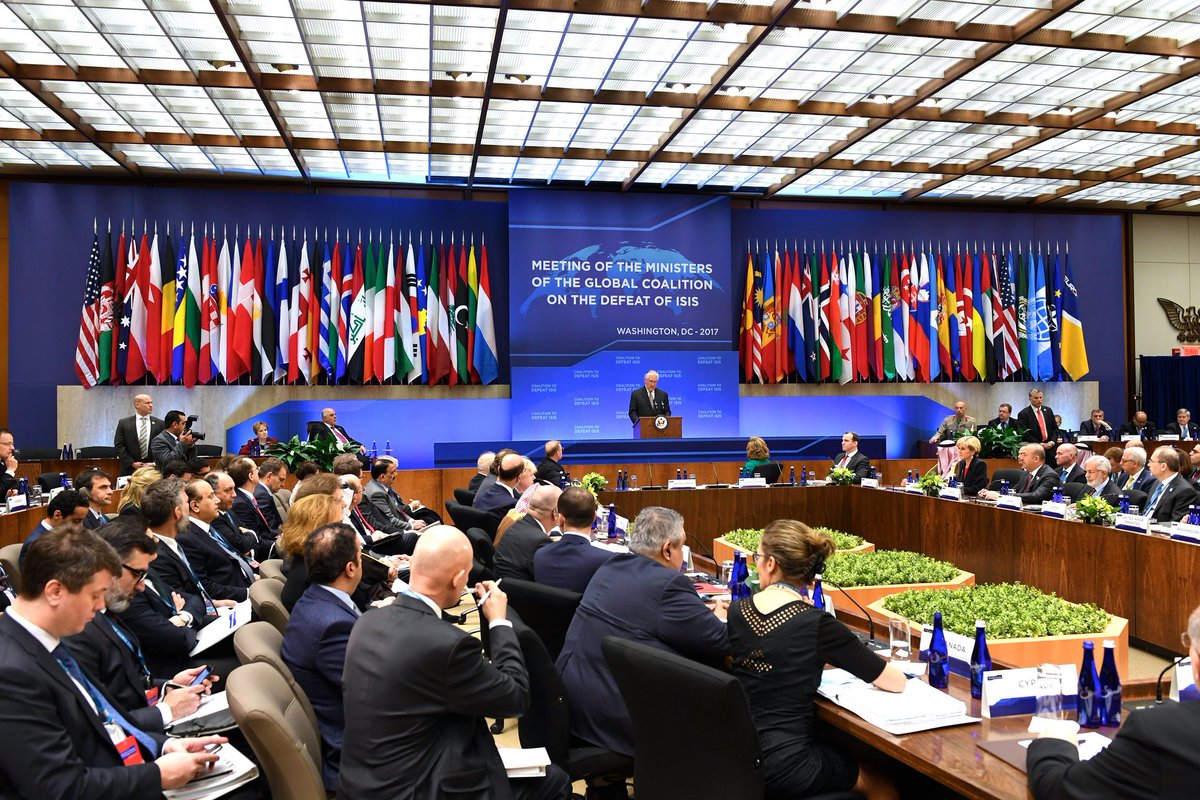 StateDept's tweet photo. Just released:
Statement by Ministers of the Global Coalition: Meeting on the Defeat of ISIS
https://t.co/tTalFu7NEg https://t.co/VVZ7tOQpx8
