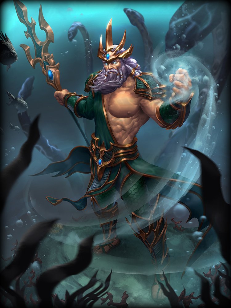 SMITE on Twitter: "Poseidon’s Mastery, The Earthshaker & London