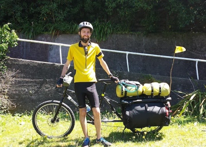 ngataonga's tweet photo. David Klein spent summer cycling NZ, presenting Tour de Science, clocking up 5000+ km. Meet him this Sat #Wellington https://t.co/9musTSVEc3 https://t.co/e7cnELkfNM