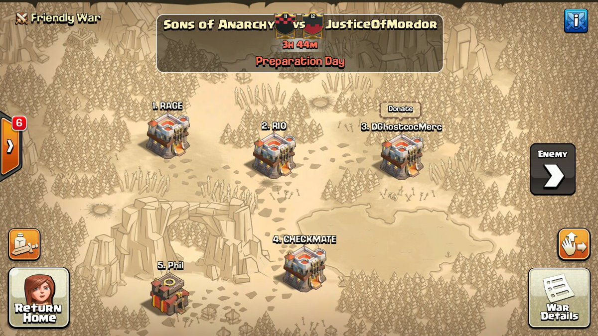 40 vs 40 family scrim. GL guys 🎺🎺🎺
@SOA_COC <a href="/ShadRavens/">Shadow Ravens</a> <a href="/JOM_COC/">JusticeOfMordor</a>