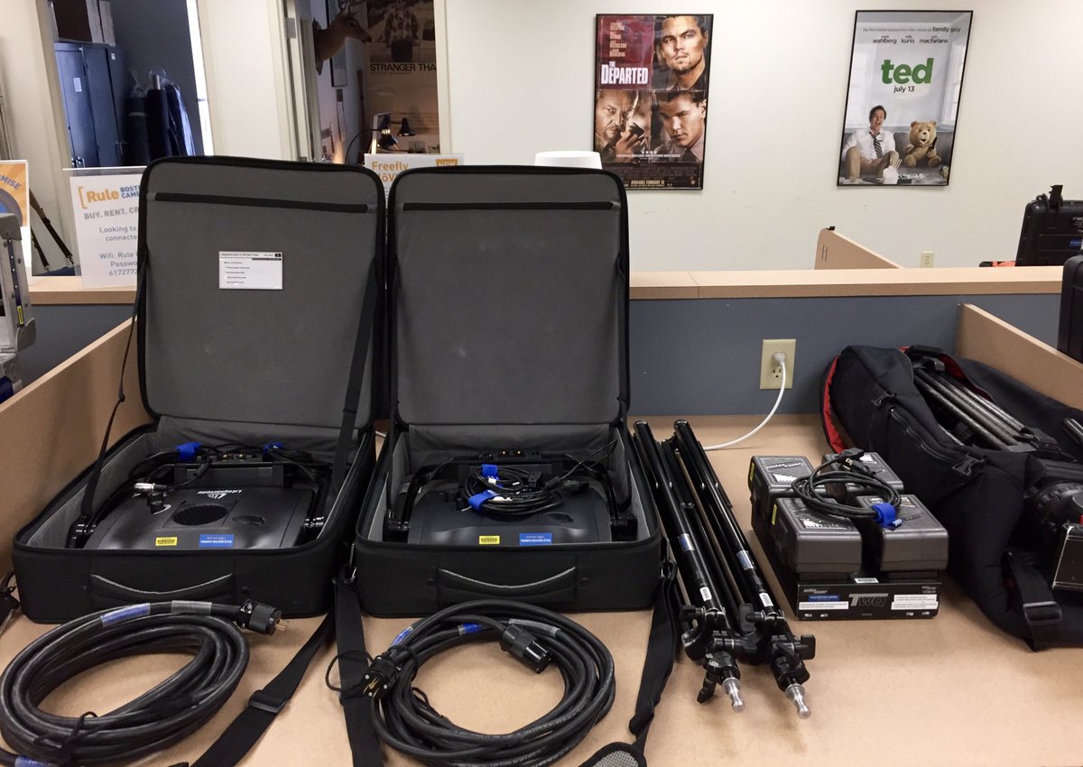 rulebostoncam's tweet photo. Lots of lights out the door today including the @ARRIChannel #L10C + #SkyPanel and the @Litepanels #Astra 1x1. #RBCGear https://t.co/fCEKjjlT9k