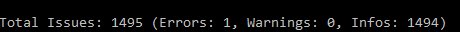 SynchrexENG's tweet photo. Hey, just 1 error, not bad! #gamedev #indiedev #haxecheckstyle #haxeflixel https://t.co/5jtx9KmrkO