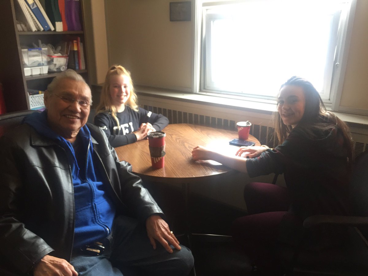 Connaughtcomets's tweet photo. Our Ss were very excited to interview &amp; learn from Life Speaker Noel for their Heritage Fair project. #Learningatitsfinest. #SuchAnHonour https://t.co/4wUnwC8VMM