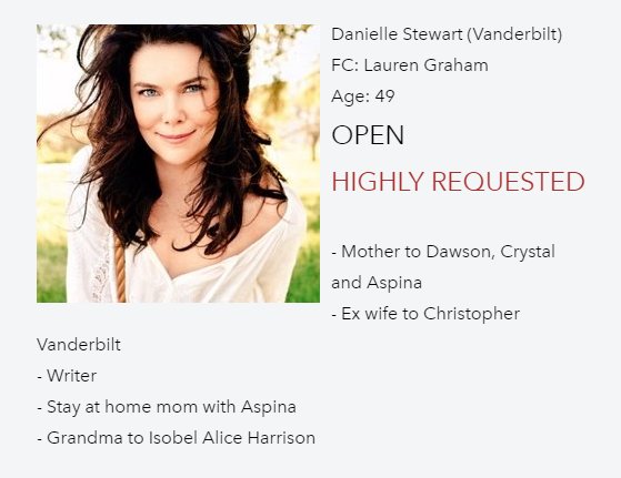 HIGHLY REQUESTED
Danielle Stewart (Vanderbilt)