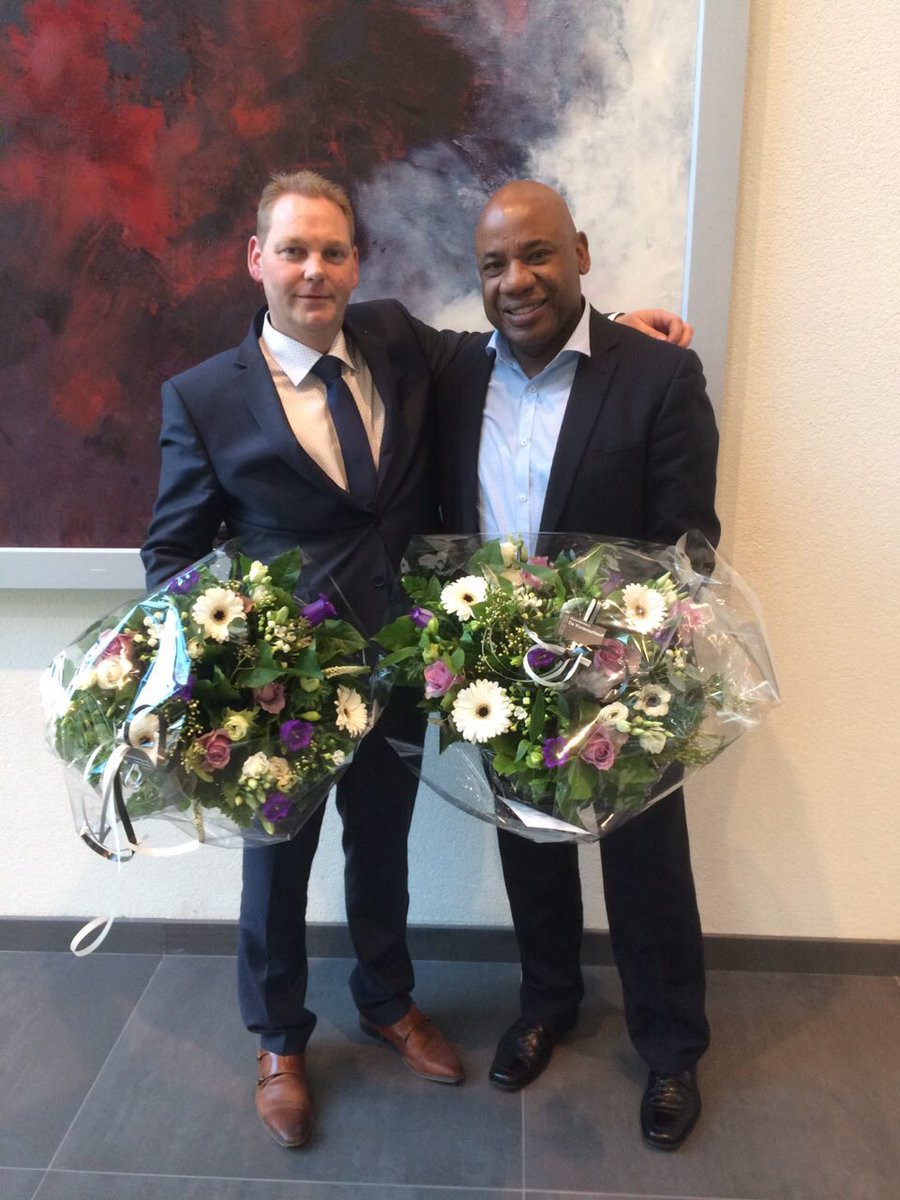 Vandaag <a href="/PS_Flevoland/">Provinciale Staten Flevoland</a> afscheid genomen van mijn vriend en fractiegenoot <a href="/louwep/">Louwe Post</a>. Blij met installatie nieuwe collega Lloyd Ferdinand, welkom