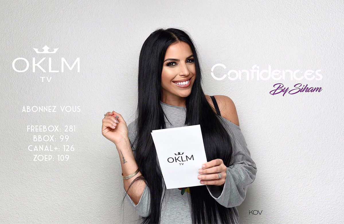 SihamBengoua's tweet image. Pour suivre l'émission Confidences il faut vous abonner à @OklmTV ! #confidencesbysiham #oklmtv