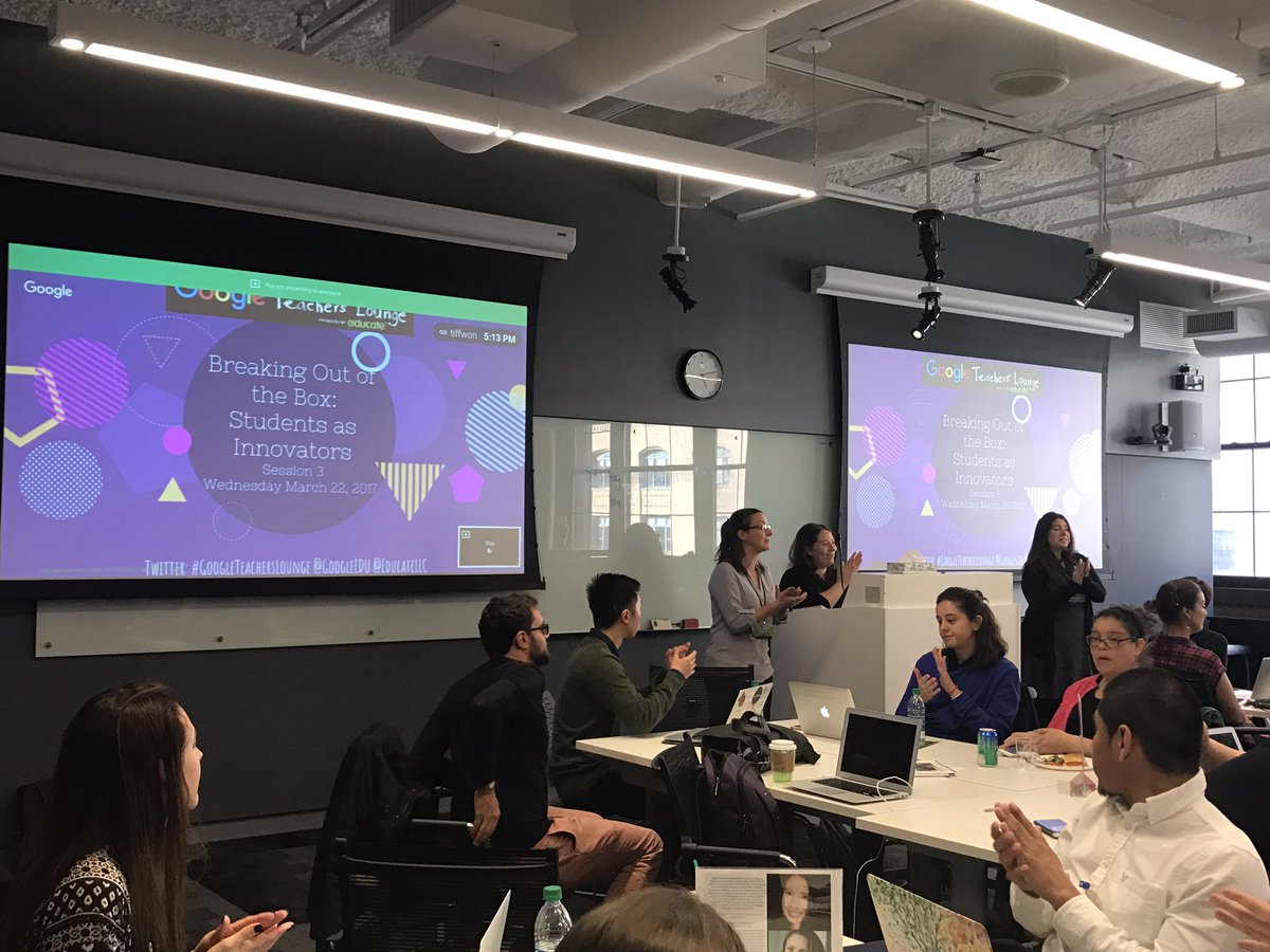ProfessorQuiza's tweet photo. #GoogleTeachersLounge #EdTech #NYC https://t.co/jULNzikHQ2