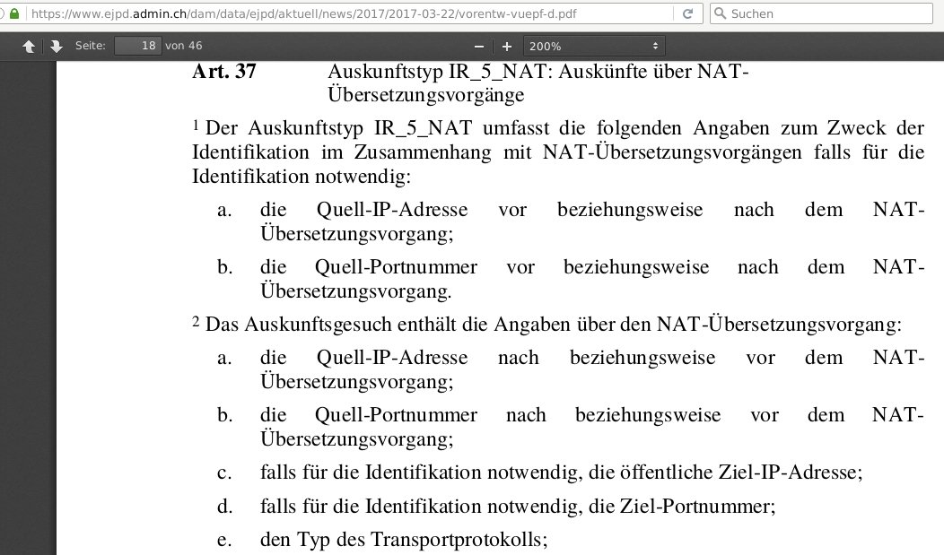 vecirex's tweet image. Liebe Doris (@Bundesrat_CH):
Gell, ihr blickt die eigene Verordnung #VÜPF nimmer, right? Je gelesen?
ejpd.admin.ch/dam/data/ejpd/… (PDF)
#StopBÜPF