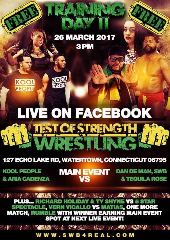 swbforreal's tweet photo. 5 Star Spectacle vs Tough Guy Inc &amp; @TyWetmore vs @GarrettHoliday vs Todd Harris @toswrestling1 Sun 3pm plus seminar with @brutalbobevans https://t.co/BSoxp1UAzY