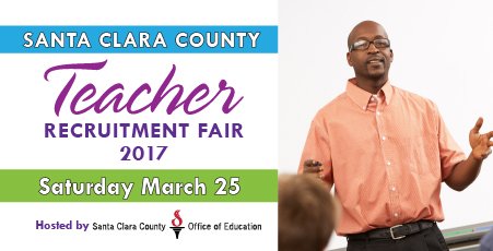 Are you ready for the Teacher Recruitment Fair? For info: bit.ly/2nSZ5m1
#TeachSCC #CA #jobs #BayArea #BayAreaJobs #SCCOEJobs