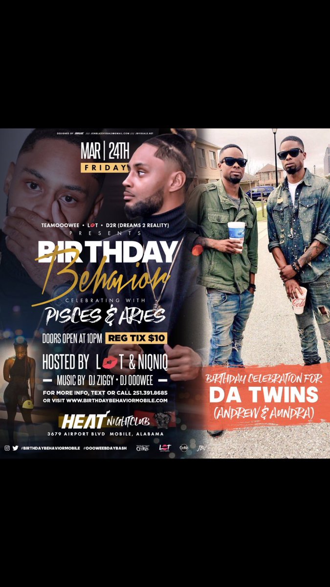 d_Smooth28's tweet photo. "WEE" GOING IN FOR @1MrOooWee BDAY MARCH 24TH @ CLUB HEAT 🔥🔥 #BIRTHDAYBEHAVIORMOBILE HOSTED BY @niq2xx MUSIC BY @DJZiggy850 @1MrOooWee https://t.co/fh1o95C9MX