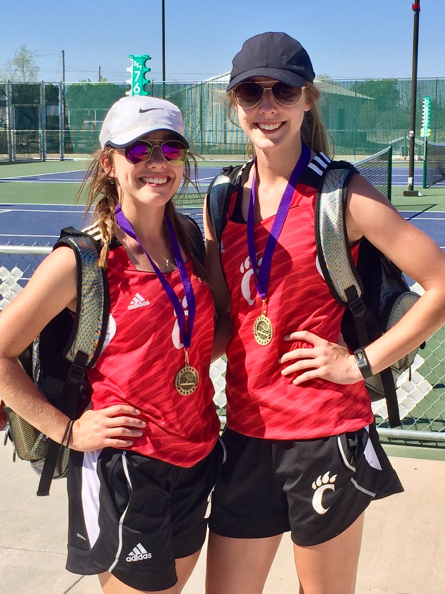 CoachWalker34's tweet photo. Varsity Christoval Cougar Tennis is taking home some well deserved hardware today! @ChristovalCougs @christovalhs https://t.co/aRtE4Ezkjz