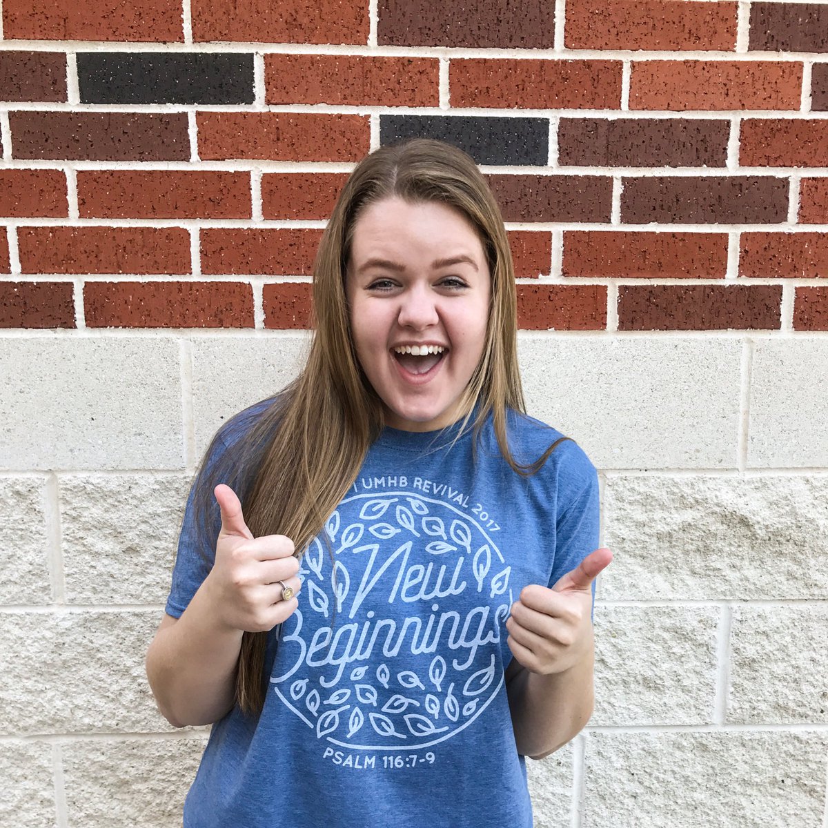 Abigailmlocke's tweet photo. SHIRTS ARE HERE! 😀 

If you ordered one, you can pick it up in the SO office. If not, no worries, there will be giveaways! @UMHBRevival17 https://t.co/vBb2U4XQoV
