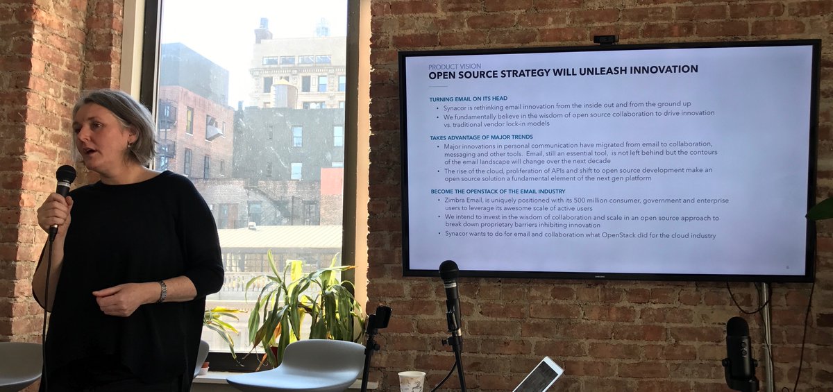 marcgadsdon's tweet image. Zimbra announce renewed commitment to Open Source at #zimbraCommit in NYC today. Source at Github.com/zimbra