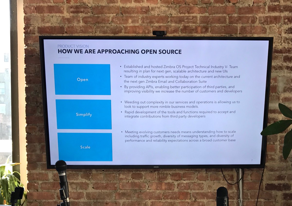 marcgadsdon's tweet image. Zimbra announce renewed commitment to Open Source at #zimbraCommit in NYC today. Source at Github.com/zimbra