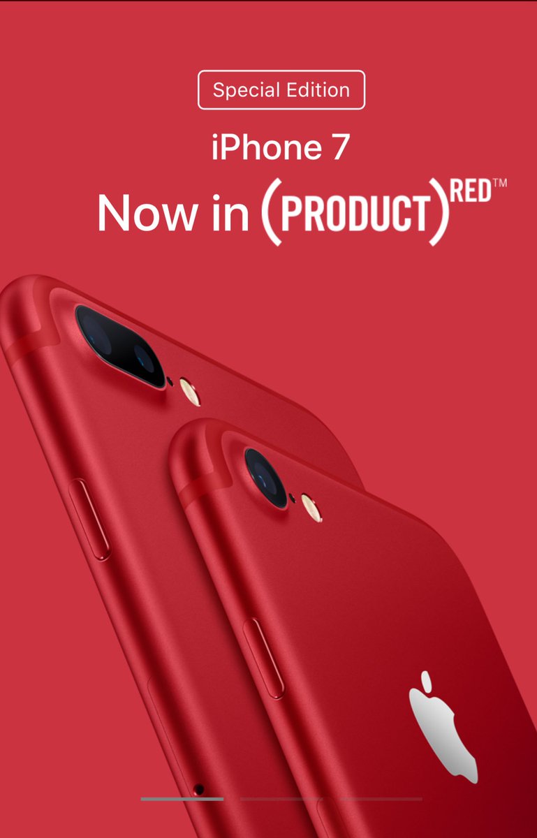 iCommMobile's tweet image. #iPhone7RED available on 24/03/17. A bold colour by #Apple supporting a very good cause. The all new #ProductRed gets thumbs up from us 👍🏼