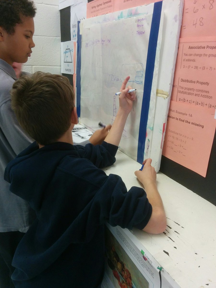 MRSAGOSTINIOCT's tweet image. @NDHS_Ottawa look what happened in #math today #grade7 #verticalsurface #algebra #substitutions