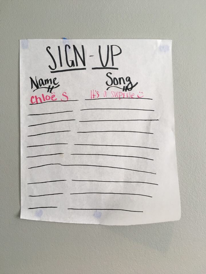 MozartSquare's tweet photo. Sign up in the lobby to lip sync! It's tomorrow https://t.co/WMUvqlLc7y