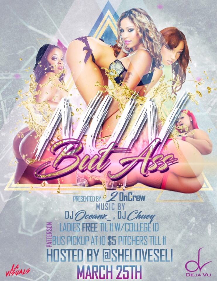 Zackeria_'s tweet photo. Don't forget, this Saturday @SheLovesEli_ will be in the building, as well as my fav @0ceanz_ #NunButAss #2OnCrew https://t.co/1yKoTy1wL1