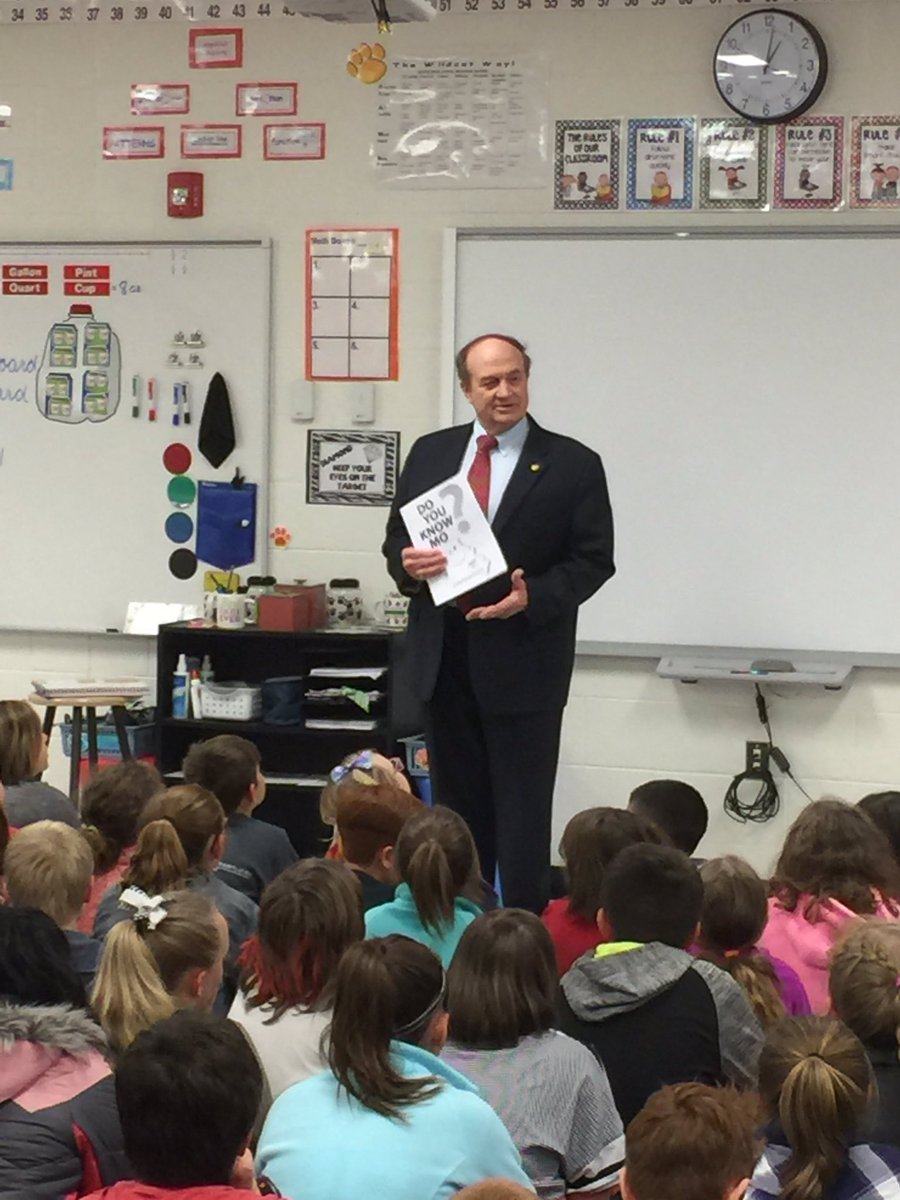 <a href="/MORepBill/">Bill Reiboldt</a> came to visit with us about our upcoming Jeff City trip. #gwcstrong <a href="/Satothaburr/">Satotha Burr</a> <a href="/NeoshoSD/">Neosho Wildcats</a> @GWCarverES