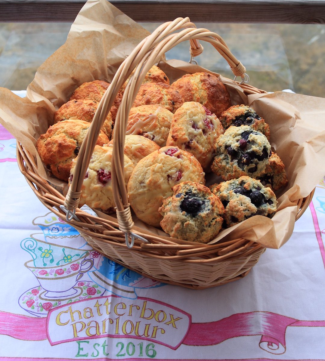TeaByChatterbox's tweet photo. Freshly baked scones &amp; sweet treats can be ordered &amp; delivered daily to local offices @TFL_Belfast @love_belfast @TitanicQuarter https://t.co/AnzCYO4sjo