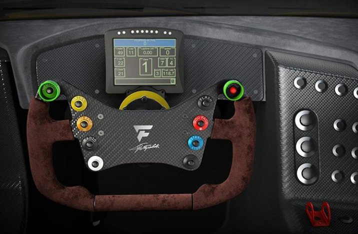 The EF7's truly professional wheel will connect you to the track. #Fittipaldimotors