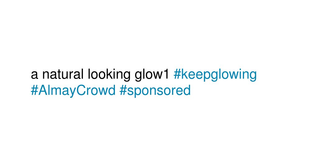 AmberRuth91's tweet photo. Why are you most excited to try Almay Healthy Glow™ Makeup + Gradual Self Tan... #keepglowing #AlmayCrowd #sponsored https://t.co/XUbIbpazVZ