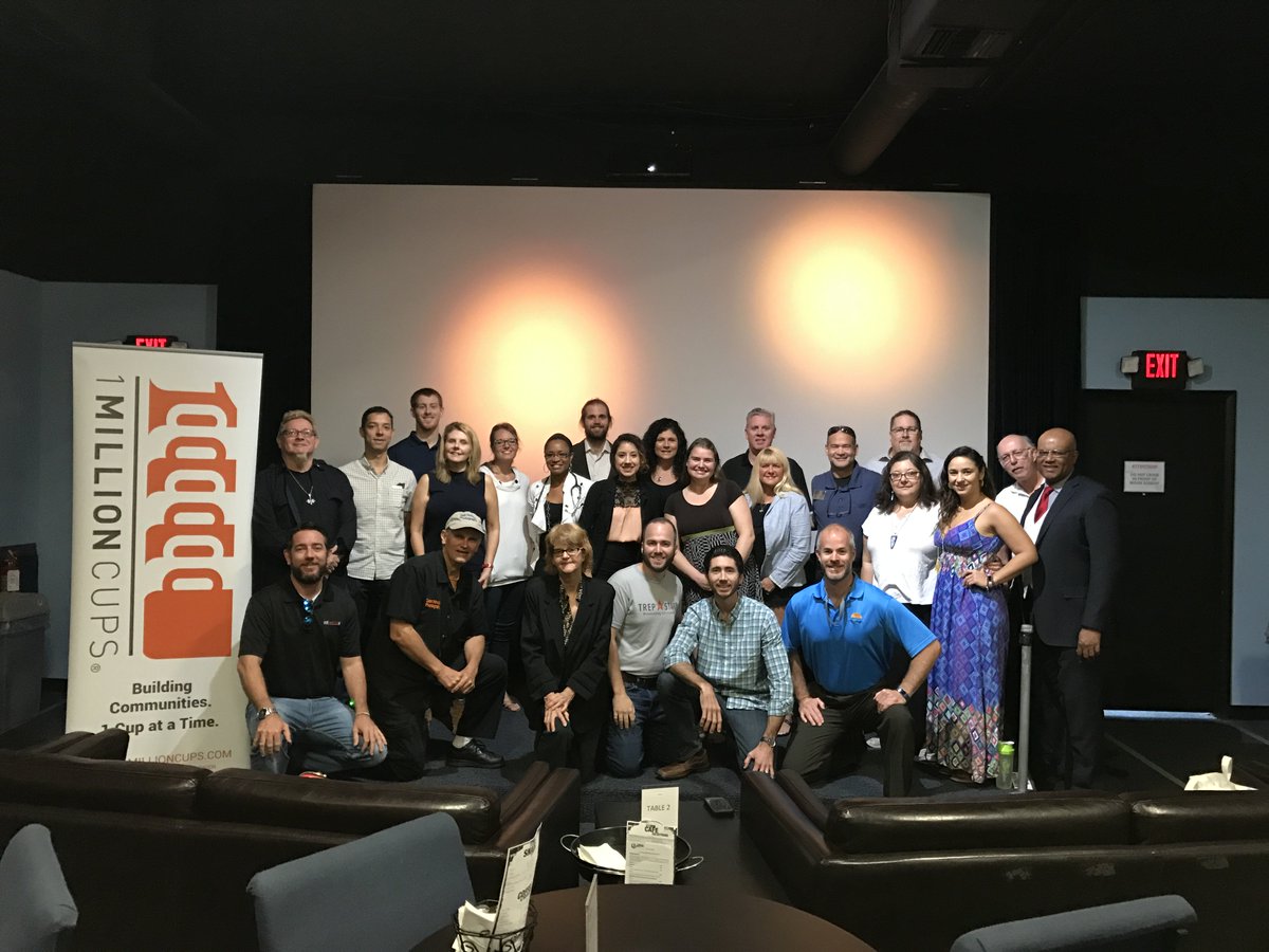 1MillionCupsDAB's tweet photo. Thanks Fresh Ninja, winners of 2016s @StartupDaytona for sharing your story w/Volusia's #entrepreneurs! #1MCDaytona #Startups #LaunchFlorida https://t.co/yAwPOQiRk1