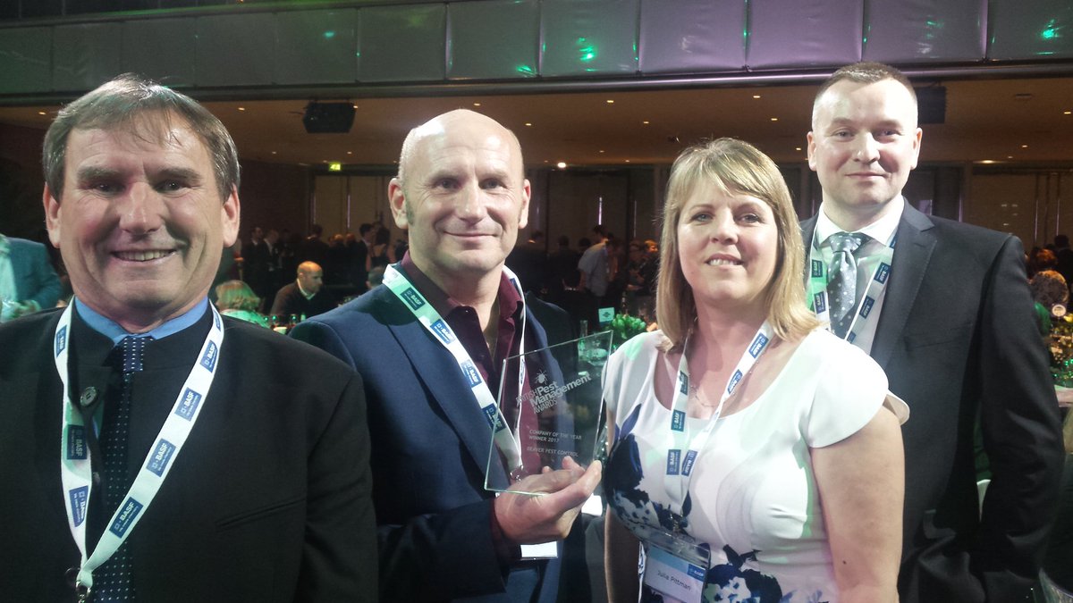 pestissues's tweet photo. OMG we won ! Company of the year @britpestcontrol #soproud https://t.co/hOXjkNSmku