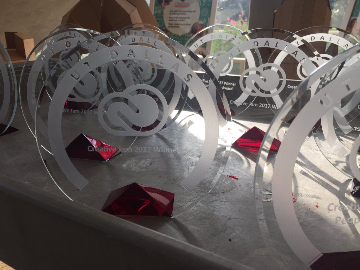 UX_UTD's tweet photo. Who's gonna win these fancy trophies tonight? #creativejam #uxutd https://t.co/buTwOY2efb
