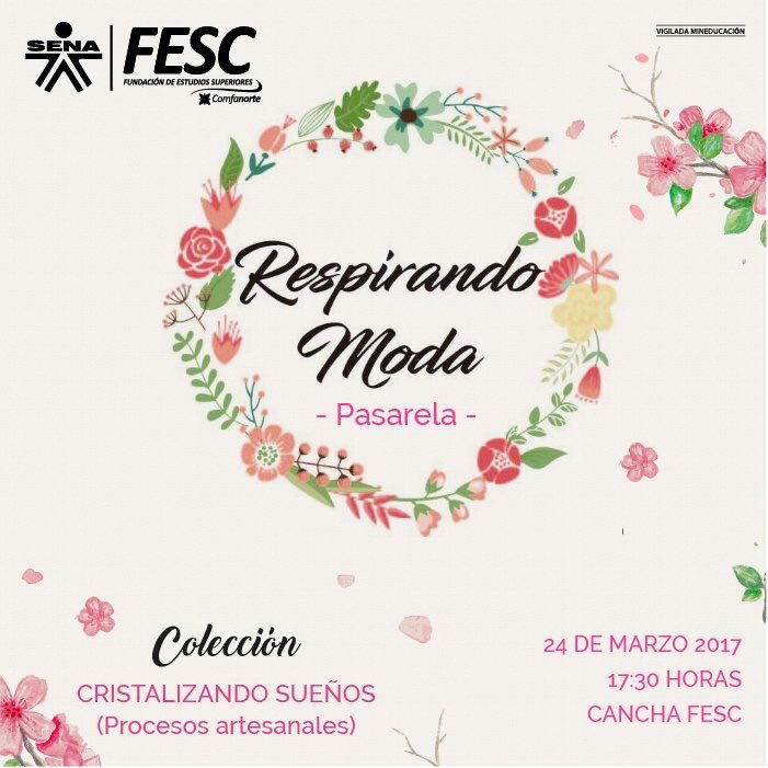 fralobeal's tweet photo. El talento #SENA está de moda, aprendices convenio FESC exhibirán sus diseños en la pasarela #RespirandoModa https://t.co/xxRB4PwKTd