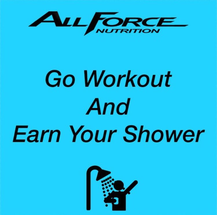 AllForceNutritn's tweet photo. 💪🚿 #WorkoutWednesday https://t.co/68TdxUByav