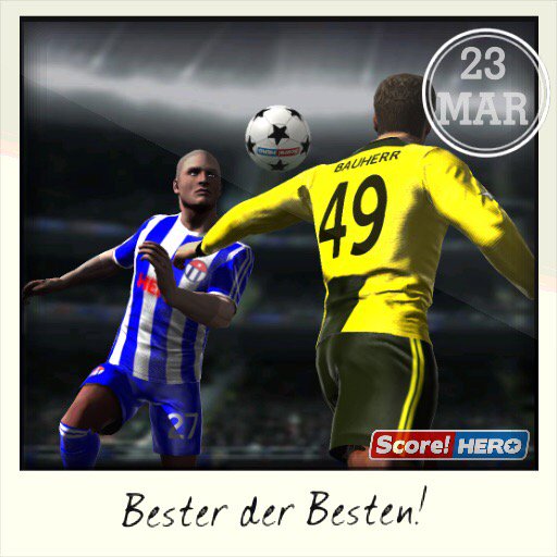 Bester der Besten! #scorehero itunes.apple.com/gb/app/Score!-…