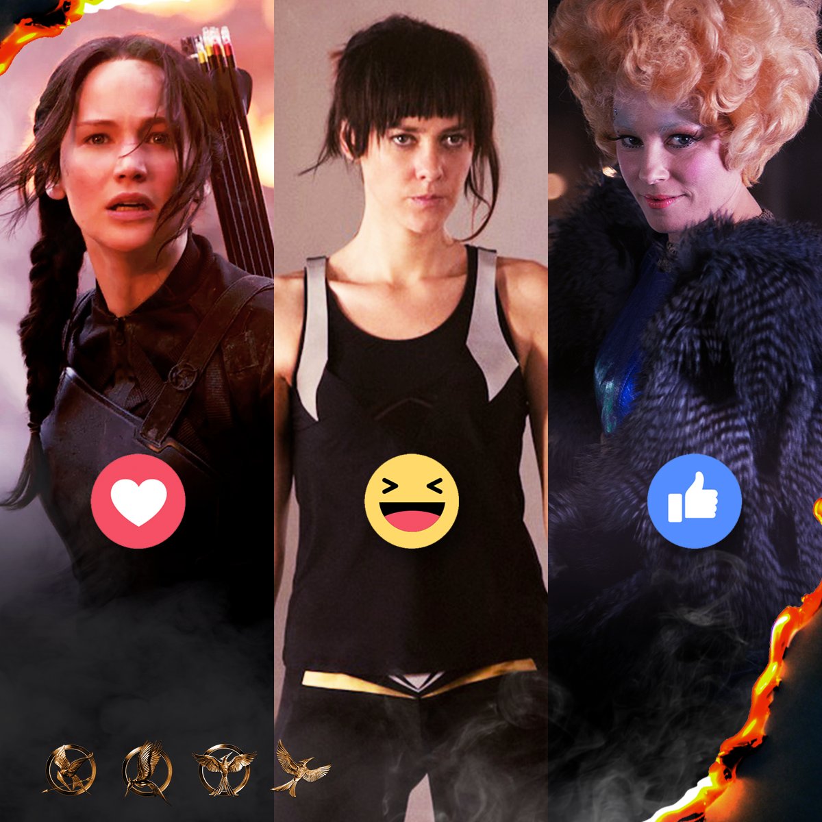 Katniss, Joanna or Effie? 🤔 Tweet us your #WomanCrushWednesday pick! #TheHungerGames
